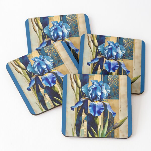 Item preview, Iris..Blue and Gold designed and sold by ©Janis Zroback.