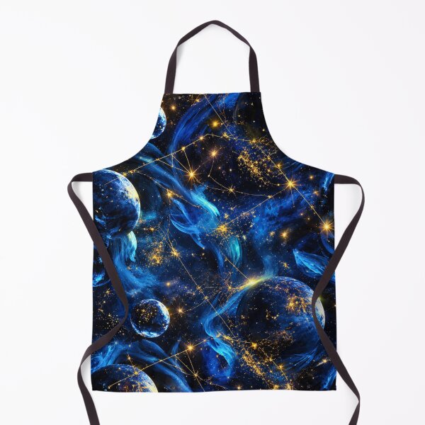 Item preview, Cosmic Pattern | Galaxy & Constellation Digital Art | Dark Blue Spacecore Aesthetic designed and sold by CharismaticMindArt.
