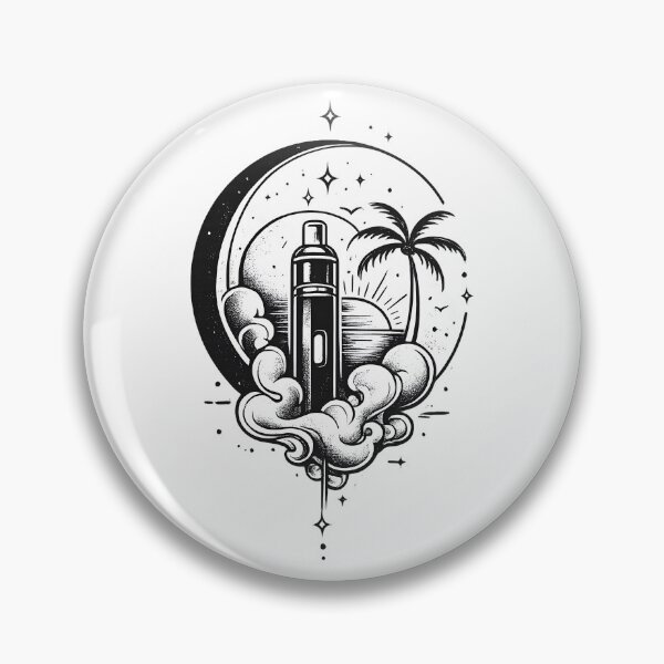Item preview, Tropical Vapor Nights – Vintage Vape Summer Design designed and sold by House of Taste Vape Designs.