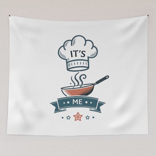 Item preview, It's Me Funny Chef Cook Toque Hat Pan Gift designed and sold by MintedArts.