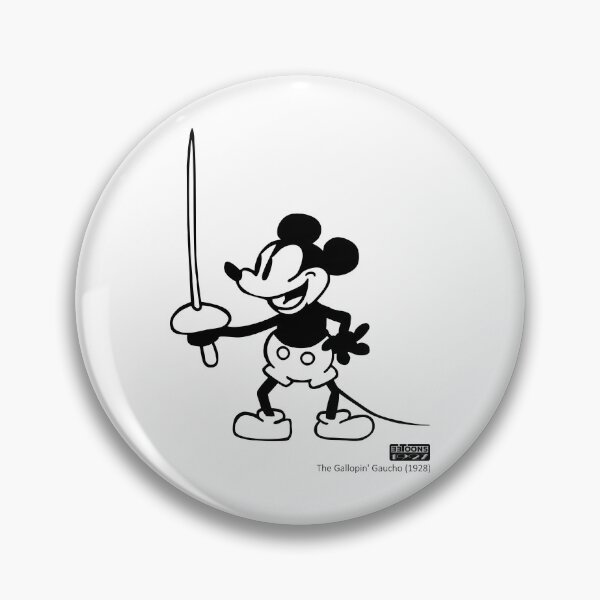 Item preview, Mickey - Brandishing the Sword (The Gallopin' Gaucho, 1928) designed and sold by eetoons1927.