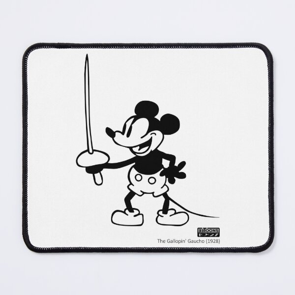 Item preview, Mickey - Brandishing the Sword (The Gallopin' Gaucho, 1928) designed and sold by eetoons1927.