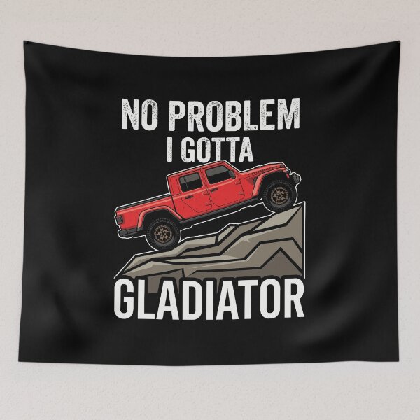 Item preview, No Problem I Gotta Gladiator JT - Red Off-Road 4x4 Truck Red designed and sold by Off-Road-Zone.