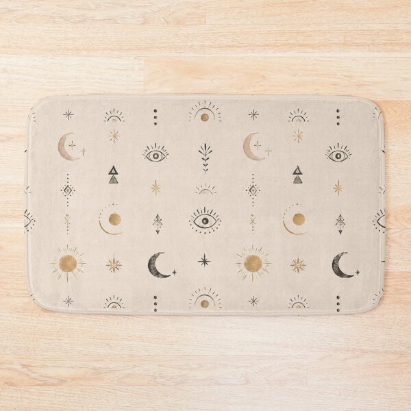 Item preview, Celestial Boho Pattern – Sun Moon Mystic Seamless Design designed and sold by Barelythere2324.