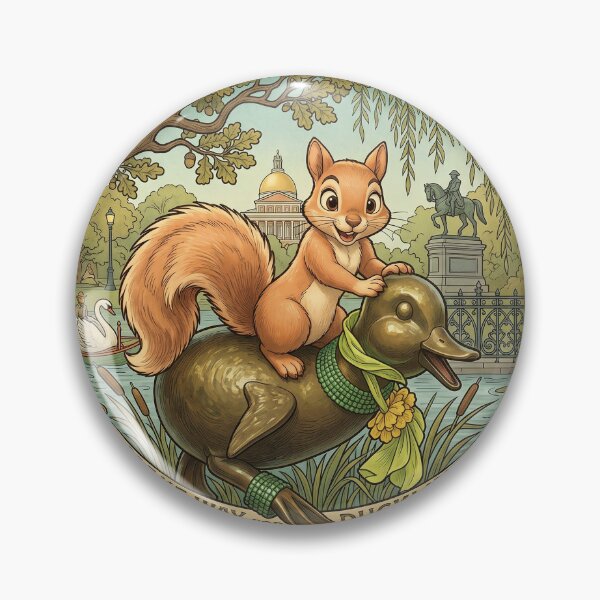Item preview, Guardians of the Public Garden designed and sold by Wonderful world of whimsical Art of yesteryear and today .