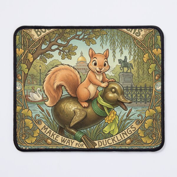 Item preview, Guardians of the Public Garden designed and sold by Wonderful world of whimsical Art of yesteryear and today .