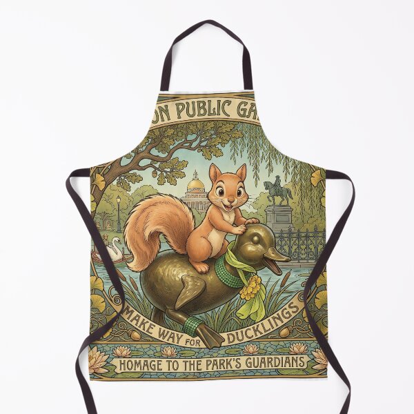 Item preview, Guardians of the Public Garden designed and sold by Wonderful world of whimsical Art of yesteryear and today .
