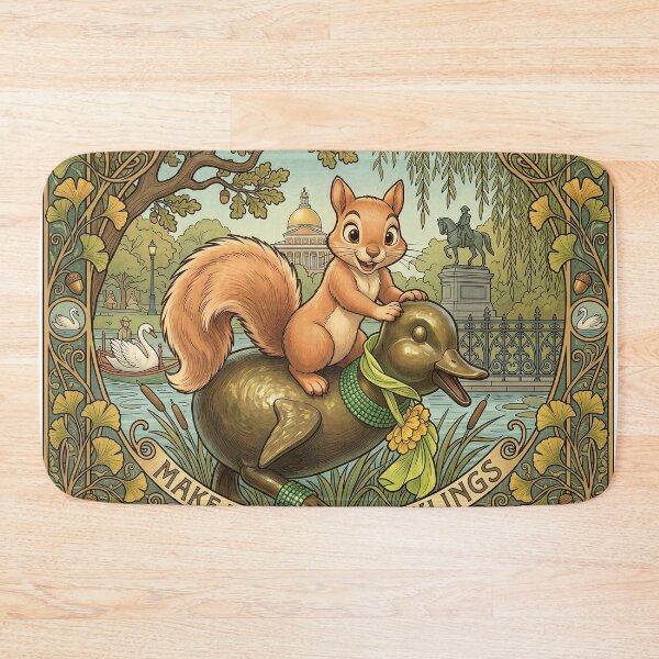 Item preview, Guardians of the Public Garden designed and sold by Wonderful world of whimsical Art of yesteryear and today .