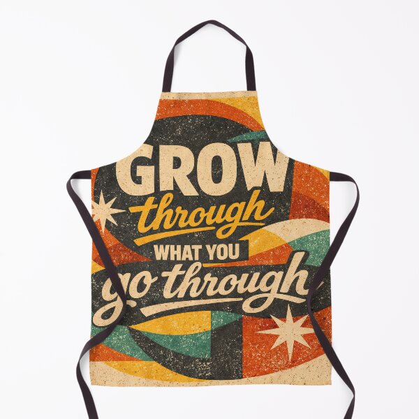 Item preview, Wall Art - Postcard - Grow Through – Retro Resilience designed and sold by ForeverPrintsOK.