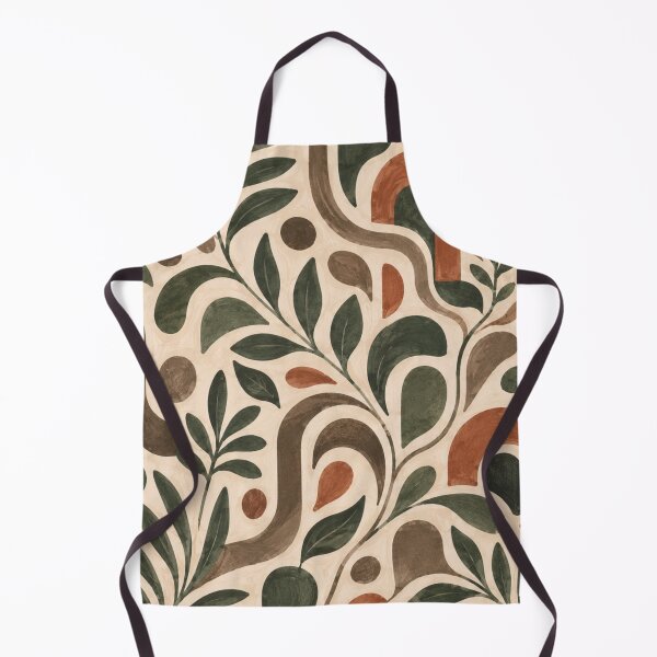 Item preview, Boho Botanical Rainbow Pattern – Earthy Abstract Nature Seamless Design designed and sold by Barelythere2324.