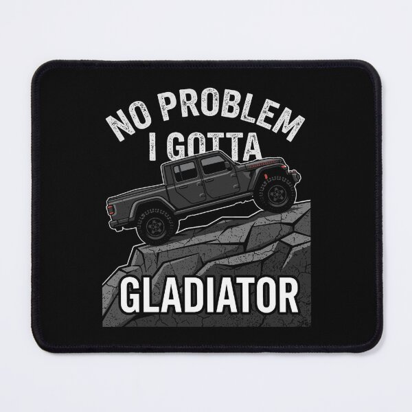 Item preview, No Problem I Gotta Gladiator JT - Red Off-Road 4x4 Truck Black designed and sold by Off-Road-Zone.
