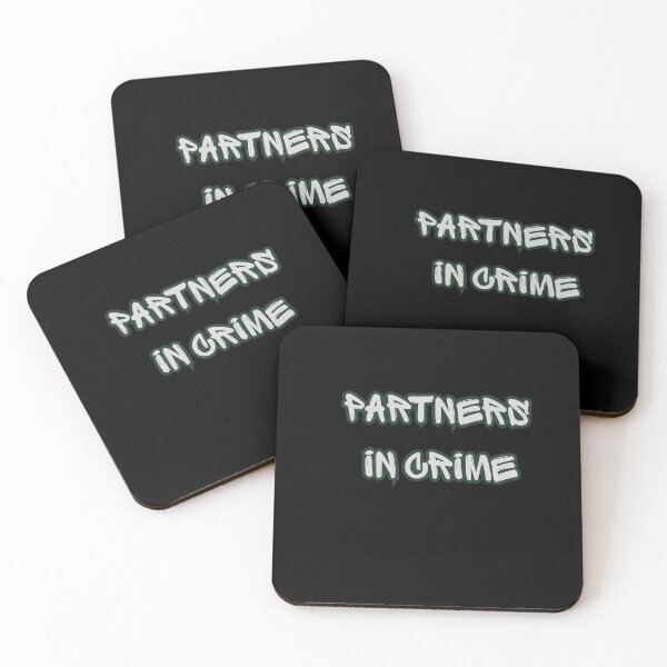 Item preview, Partners In Crime Slime Graffiti Typography designed and sold by Rhodes Shop.