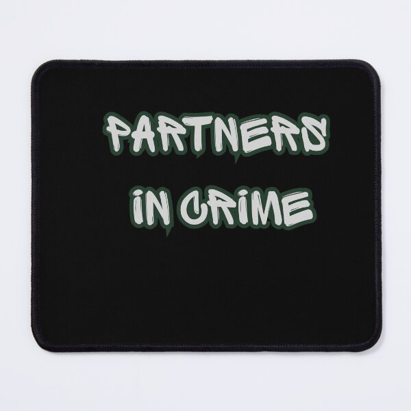 Item preview, Partners In Crime Slime Graffiti Typography designed and sold by Rhodes Shop.