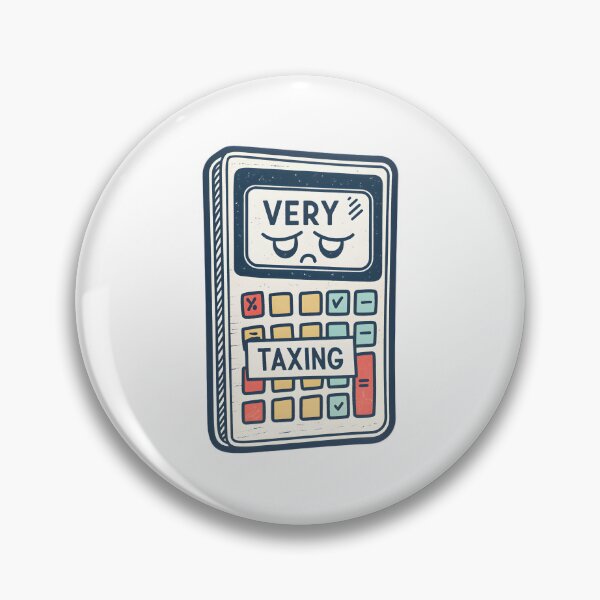 Item preview, Very Taxing Funny Accountant CPA Gift Calculator designed and sold by MintedArts.