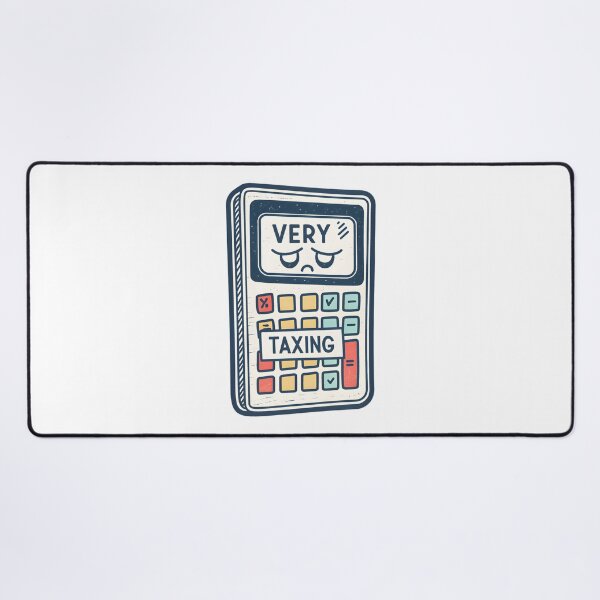 Item preview, Very Taxing Funny Accountant CPA Gift Calculator designed and sold by MintedArts.