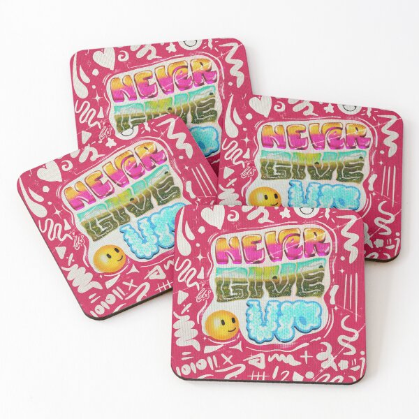 Item preview, Never give up designed and sold by Ledocover.