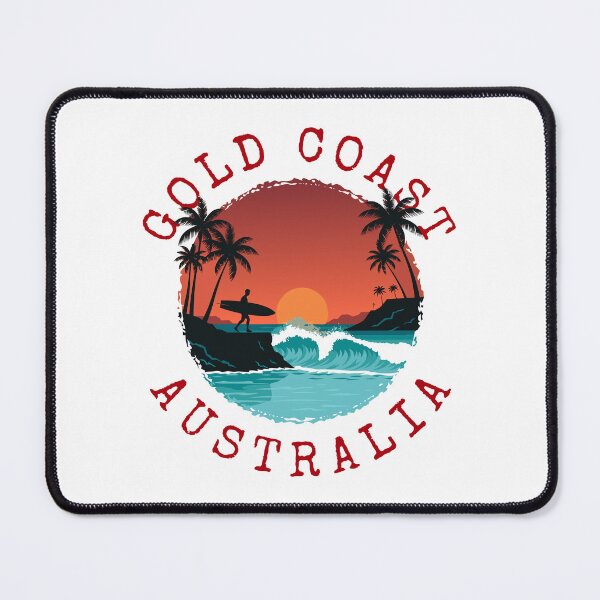 Item preview, Gold Coast - Australia (with Red Lettering) designed and sold by VelvetRoom.