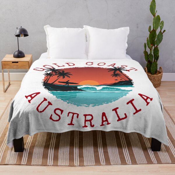Item preview, Gold Coast - Australia (with Red Lettering) designed and sold by VelvetRoom.
