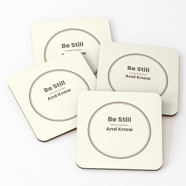 Item preview, Be Still And Know - Faith Christian Gift | Shirt Mug Sticker Tote designed and sold by HeartAndScrubs.