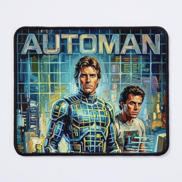 Item preview, The Digital Vigilante – Automan Fine Art Print designed and sold by Art's Diner.