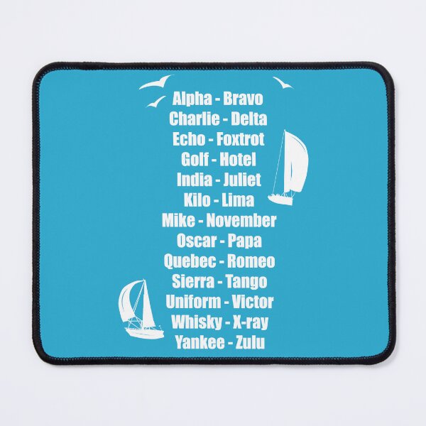 Item preview, Phonetic Alphabet Nautical Sailing Boats designed and sold by CreativeTwins.