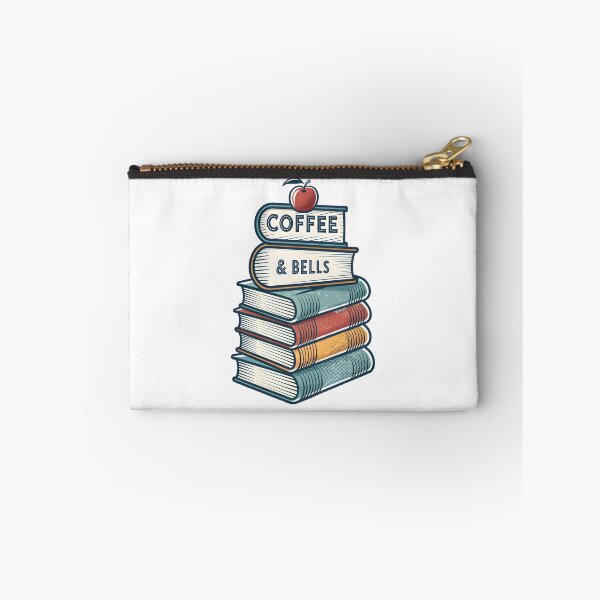 Item preview, Coffee And Bells Funny Teacher Gift Retro Books designed and sold by MintedArts.