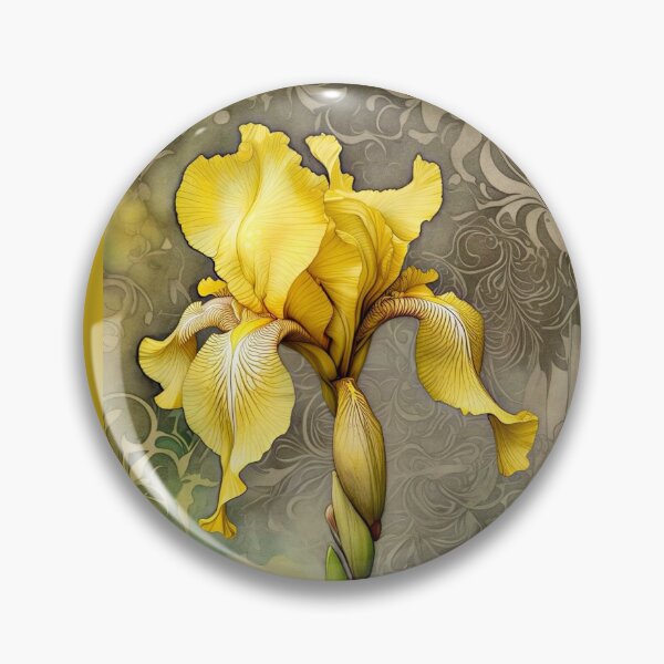 Item preview, Iris..Yellow and Gold designed and sold by ©Janis Zroback.