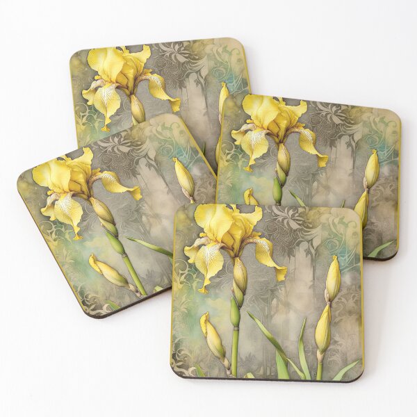 Item preview, Iris..Yellow and Gold designed and sold by ©Janis Zroback.