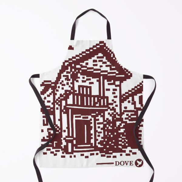 Item preview, Pixel Stone House – Retro Vector Design | DOVE™ © ® designed and sold by D O V E S H O P.