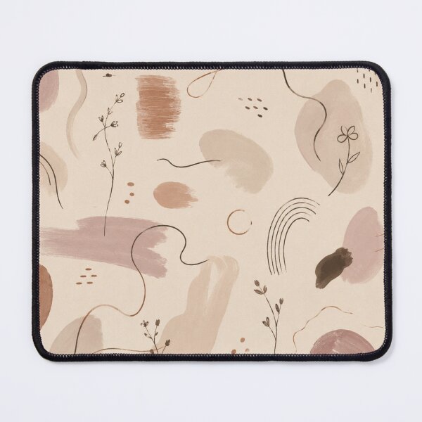 Item preview, Minimalist Abstract Boho Pattern – Neutral Line Art Seamless Design designed and sold by Barelythere2324.