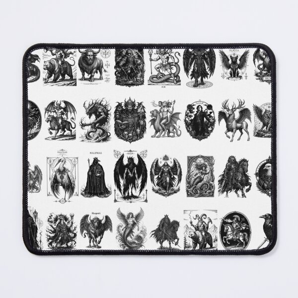 Item preview, 72 Demons of The Ars Groetia Collection White Background designed and sold by taiche.