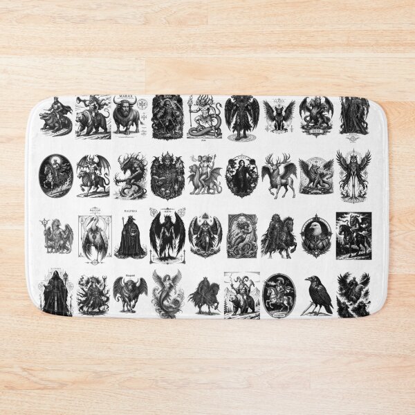 Item preview, 72 Demons of The Ars Groetia Collection White Background designed and sold by taiche.