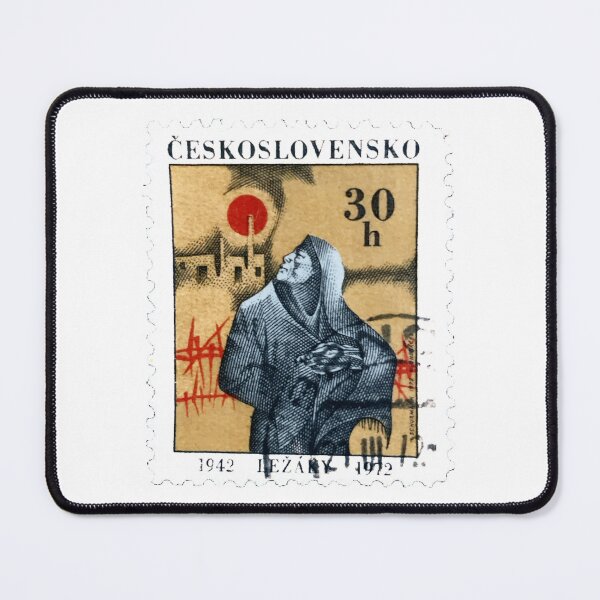 Item preview, Czech Republic 30h Orange Vintage Postage Stamp designed and sold by red-amber65.