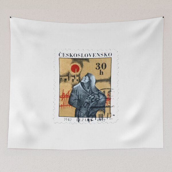 Item preview, Czech Republic 30h Orange Vintage Postage Stamp designed and sold by red-amber65.