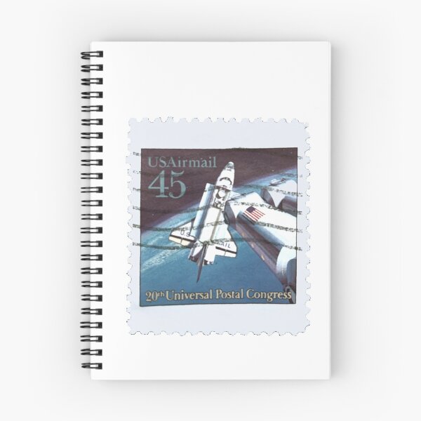 Item preview, USA Space Shuttle Vintage Postage Stamp designed and sold by red-amber65.