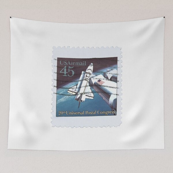 Item preview, USA Space Shuttle Vintage Postage Stamp designed and sold by red-amber65.