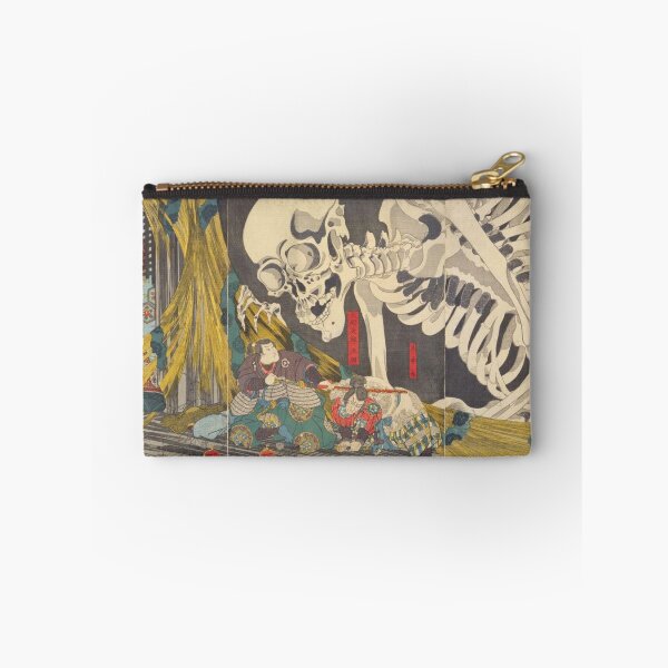 Item preview, Vintage Japanese Yokai Ukiyo-e: Gashadokuro Giant Skeleton designed and sold by vekotpu.