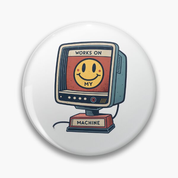 Item preview, Works On My Machine Retro Programmer Tee Coder designed and sold by MintedArts.