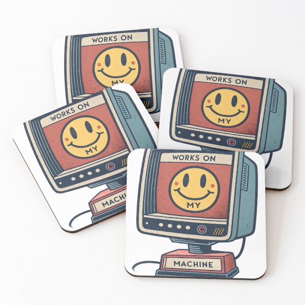 Item preview, Works On My Machine Retro Programmer Tee Coder designed and sold by MintedArts.
