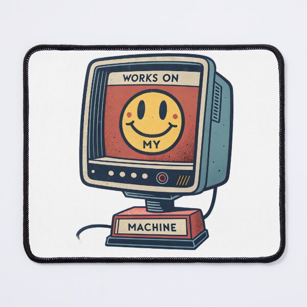 Item preview, Works On My Machine Retro Programmer Tee Coder designed and sold by MintedArts.
