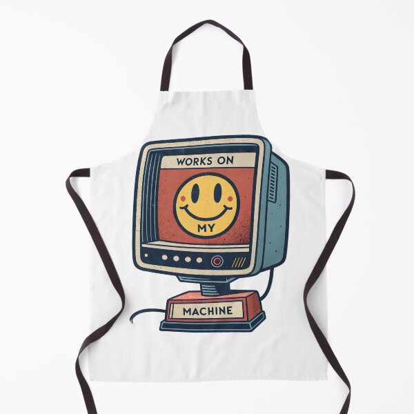 Item preview, Works On My Machine Retro Programmer Tee Coder designed and sold by MintedArts.