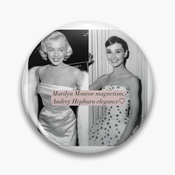 Item preview, Marilyn monroe and Audrey Hepburn affrimations text designed and sold by Hi-Princess.
