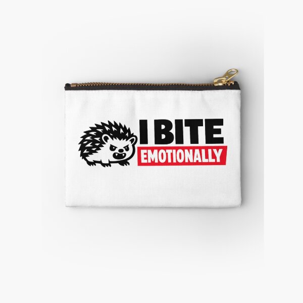 Item preview, I Bite Emotionally Hedgehog designed and sold by GIFT4S.
