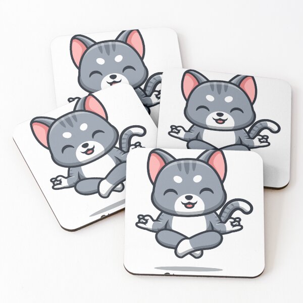 Item preview, Meditate Cat – Stay Zen Calm Kitty Design designed and sold by AARA DESIGNS.