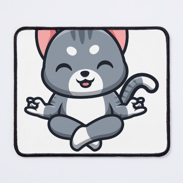 Item preview, Meditate Cat – Stay Zen Calm Kitty Design designed and sold by AARA DESIGNS.