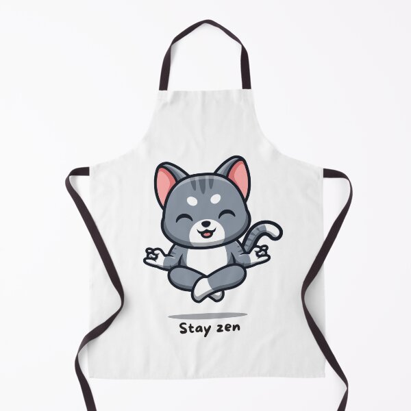 Item preview, Meditate Cat – Stay Zen Calm Kitty Design designed and sold by AARA DESIGNS.