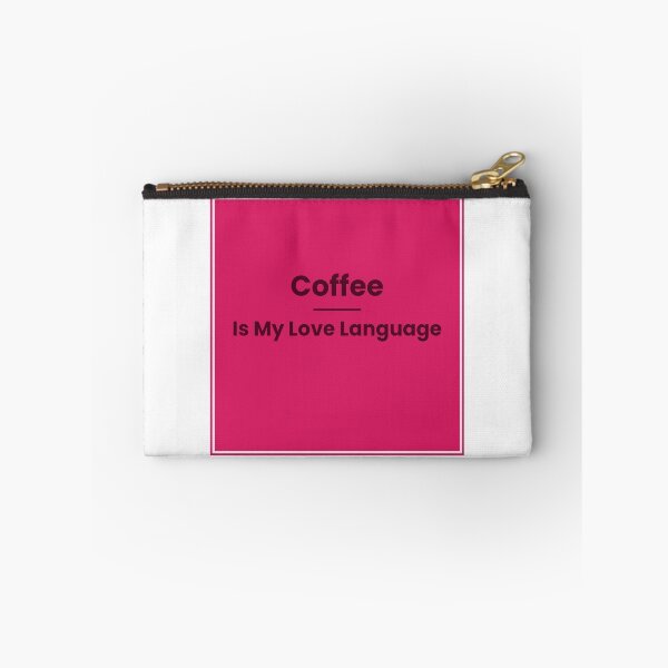 Item preview, Coffee Is My Love Language - Hobby Gift | Shirt Mug Sticker Tote designed and sold by HeartAndScrubs.
