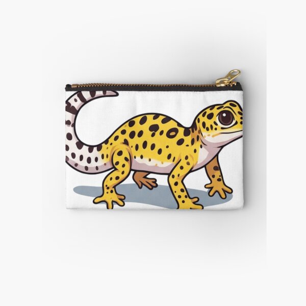 Item preview, Leopard Gecko Cartoon Reptile Illustration designed and sold by HoneyBreezeCo.