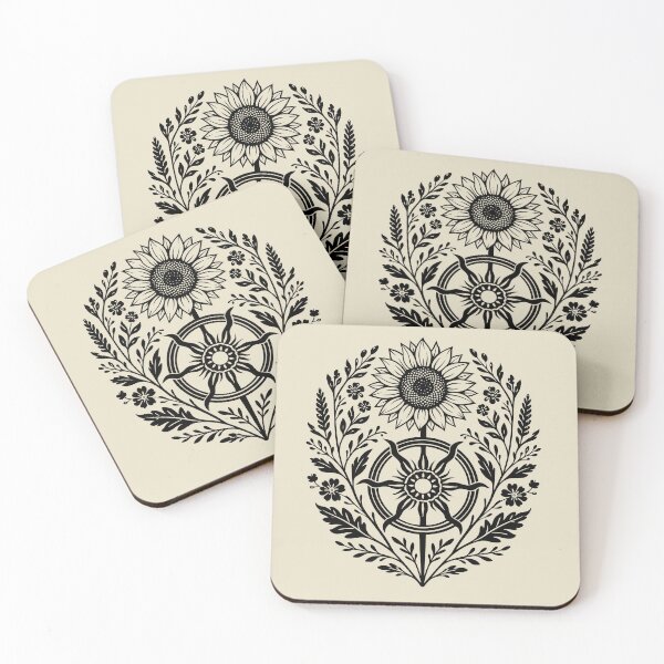 Item preview, Midsummer Wheel Sunflower Pagan Festivals designed and sold by Christine Krahl.
