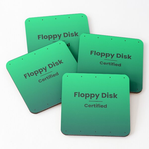 Item preview, Floppy Disk Certified - Retro Vintage Gift | Shirt Mug Sticker Tote designed and sold by HeartAndScrubs.